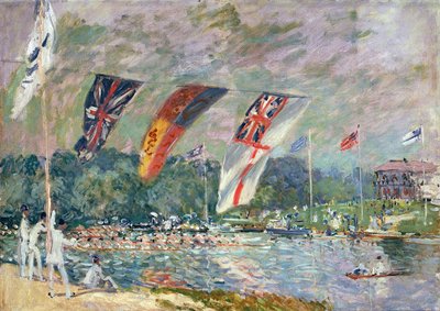 Regatta at Molesey, 1874 by Alfred Sisley